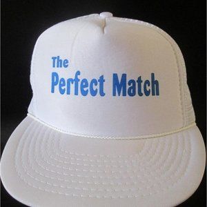 Vintage The Perfect Match Trucker Mesh Hat Headmost Snapback Philippines